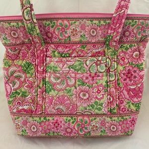 Small Vera Tote in Retired “Petal Pink” Pattern